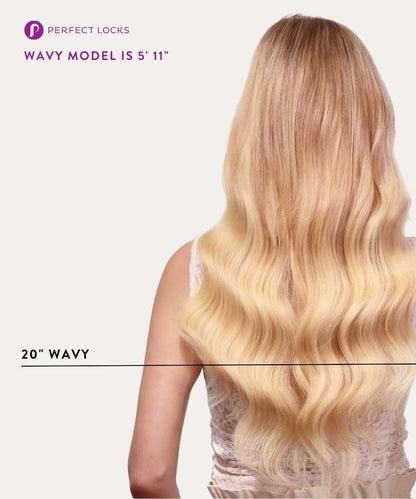 Wavy Colored Hair Machine Weft