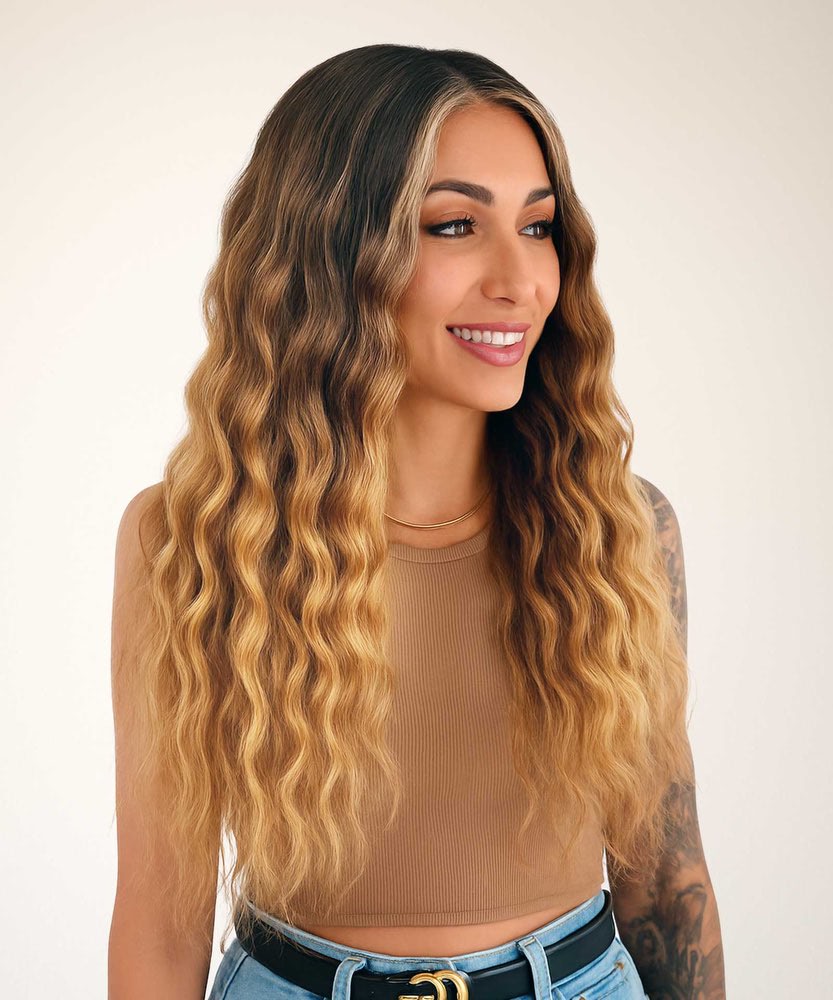 Wavy U-Part Wig