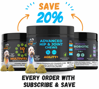 Agility+ Advanced - Masticables para cadera y articulaciones para perros