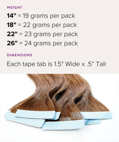 Wavy Classic Tape-In Hair Extensions