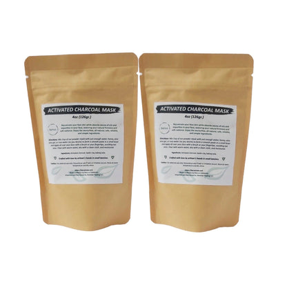 Mascarilla facial de carbón activado (paquete de 2)