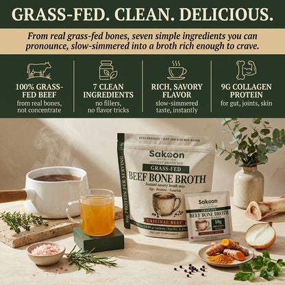 Grass-Fed Beef Bone Broth Powder