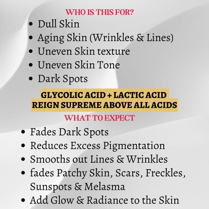 Gel exfoliante extremo con ácido glicólico puro y ácido láctico Thick As Thieves - 30 ml 