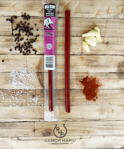 Palitos de jabalí a la barbacoa