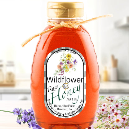 Miel de flores silvestres 100% pura y cruda
