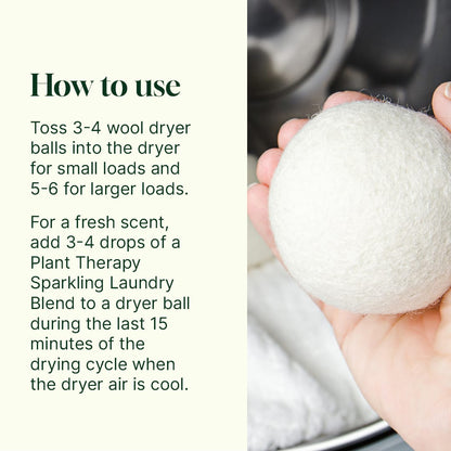 Wool Dryer Balls 6-Pack