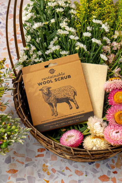 Sustainable Wool Scrub
