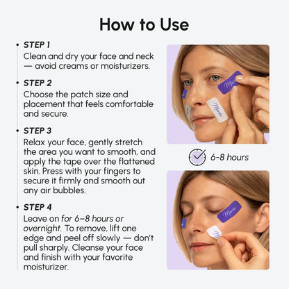 Anti-wrinkle Tape Patches