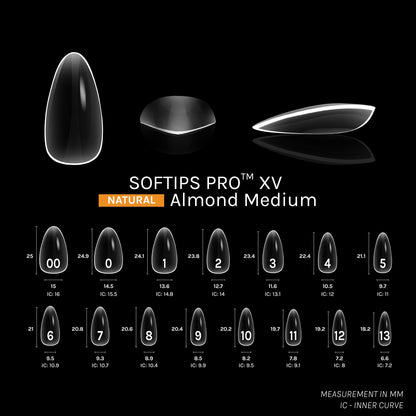 SOFTIPS PRO™ XV NATURAL - ALMOND MEDIUM