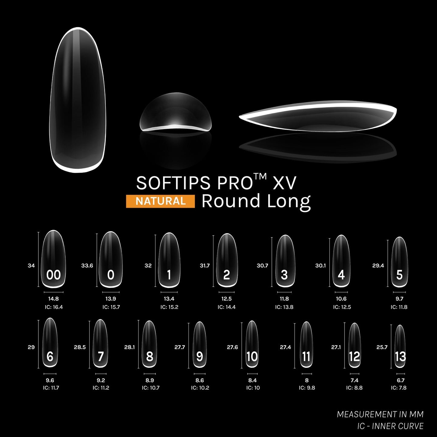 SOFTIPS PRO™ XV NATURAL - ROUND LONG