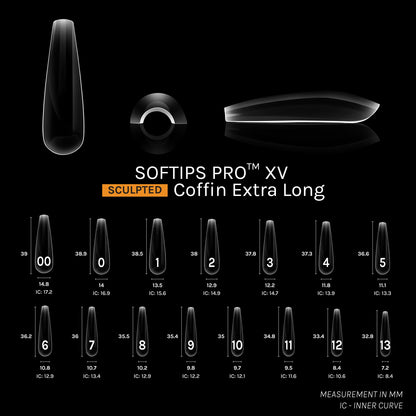SOFTIPS PRO™ XV SCULPTED - COFFIN XL