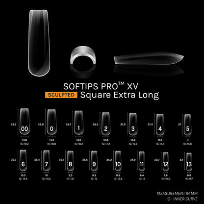 SOFTIPS PRO™ XV SCULPTED - SQUARE XL