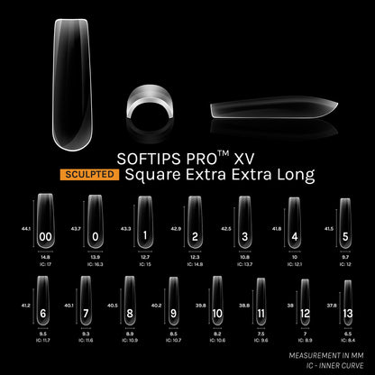 SOFTIPS PRO™ XV SCULPTED - SQUARE XXL