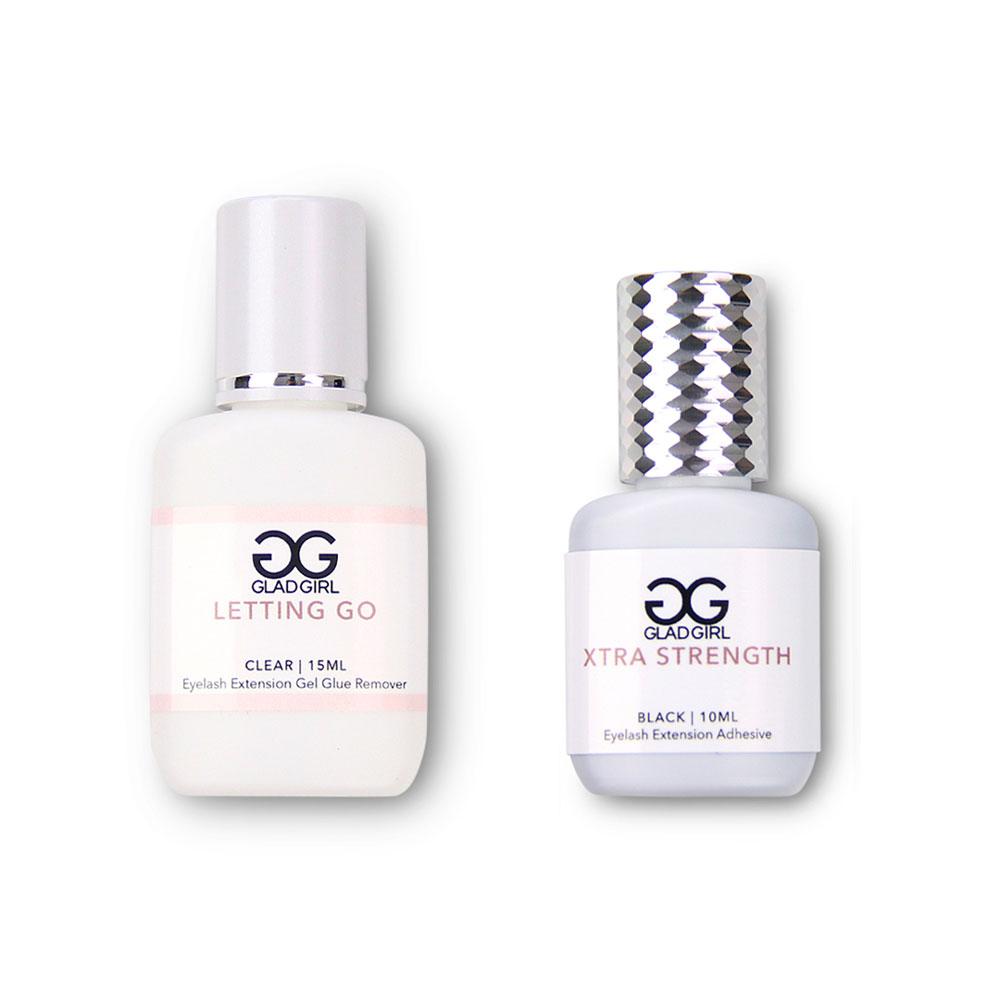 Xtra Strength Eyelash Extension Glue + Remover/Primer Combo