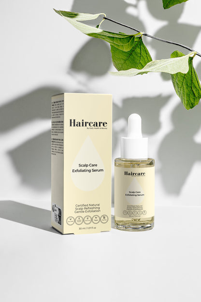 Scalp Care Exfoliating Serum texture — lightweight formula with Lactic Acid for gentle scalp exfoliation