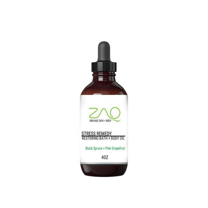 Restoring Massage Body Oil - STRESS REMEDY - Black Spruce + Pink Grapefruit