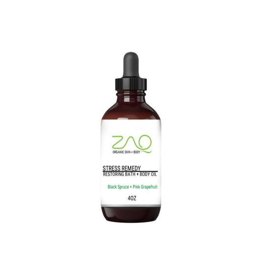 Restoring Massage Body Oil - STRESS REMEDY - Black Spruce + Pink Grapefruit