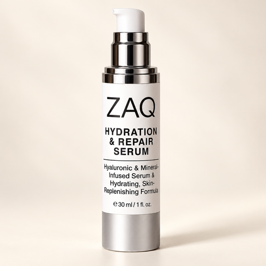 ZAQ Hydration & Repair Serum – Hyaluronic & Mineral-Infused Formula for Skin Replenishment