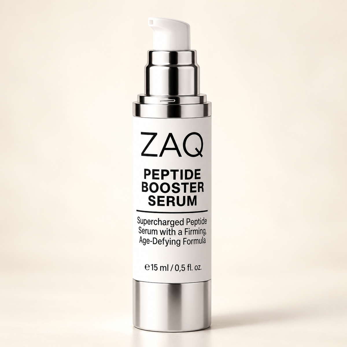 ZAQ Peptide Booster Serum – Firming Anti-Aging Formula with 5 Peptides (15ml)