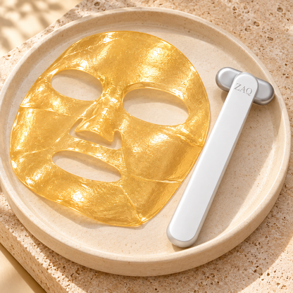 ZAQ ZAYN 2.0 Facial Wand + 24K Gold Hydrogel Face Mask Bundle