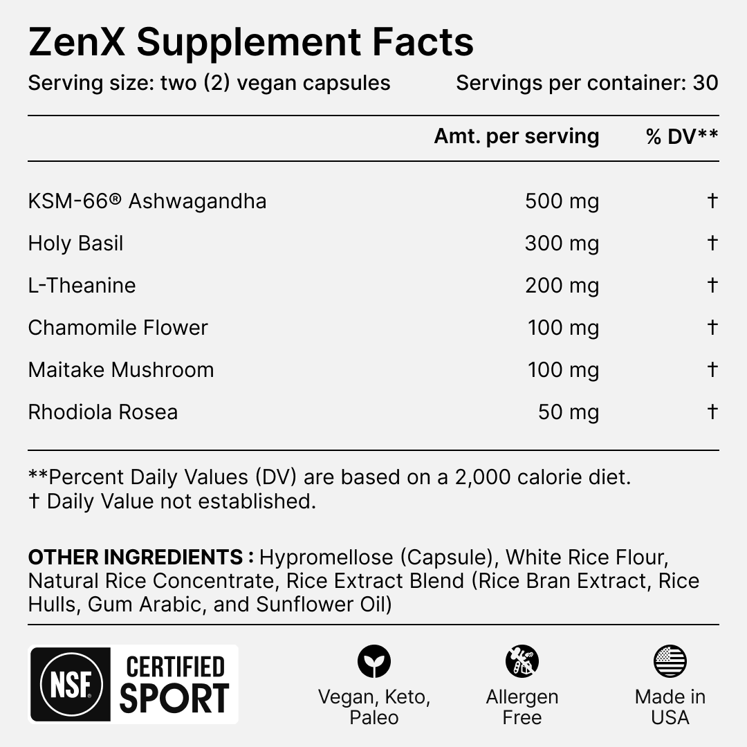 Paquete de energía tranquila (Xnergy + ZenX)