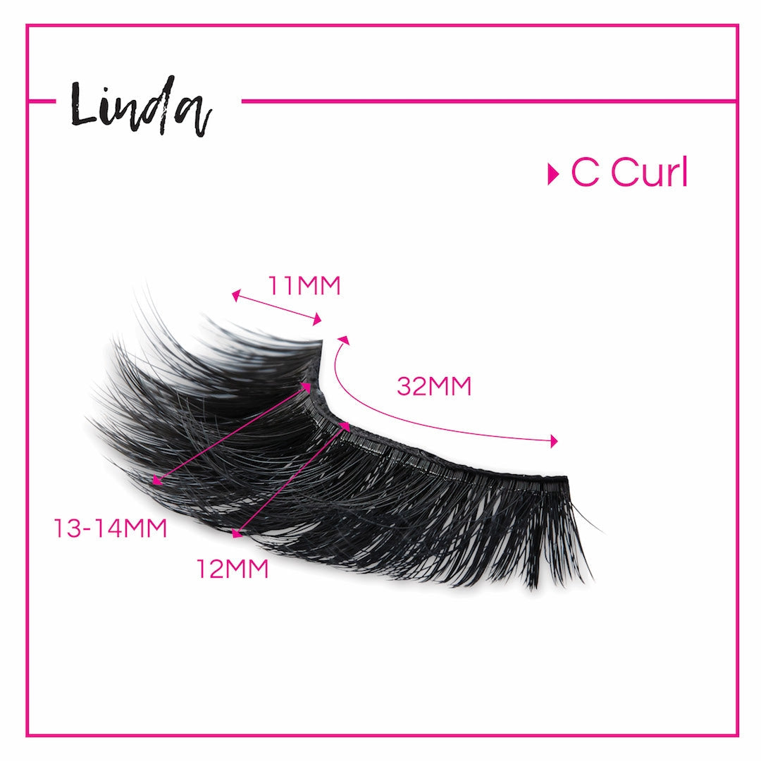 GladGirl 3D False Lash Kit - Linda