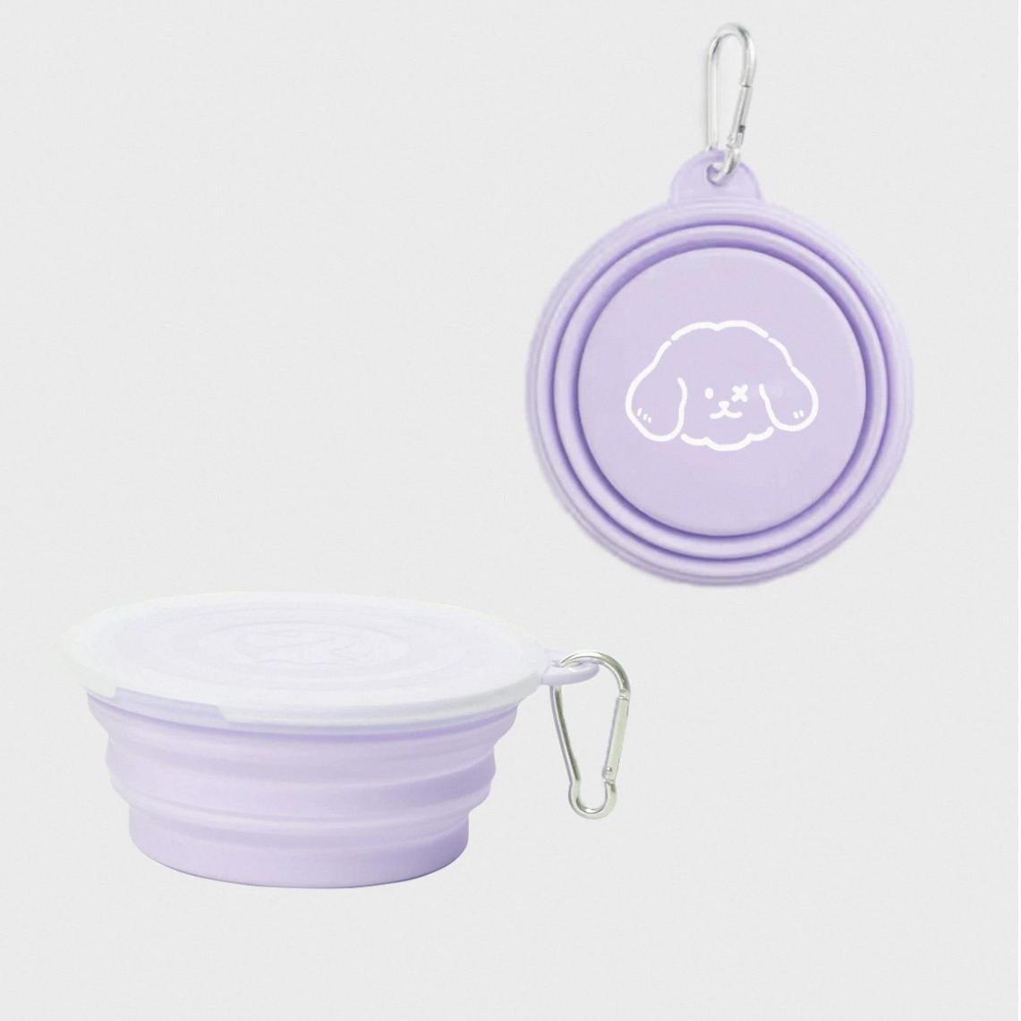 Single Foldable Pet Travel Bowl by Milou & Lumi