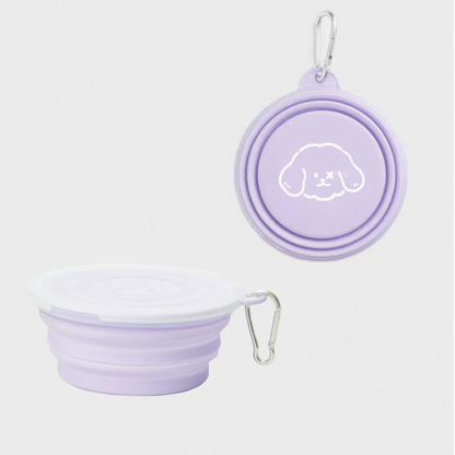 Single Foldable Pet Travel Bowl by Milou & Lumi