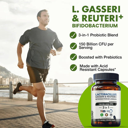 Lactobacillus Reuteri & Gasseri Probiotic | 120 Capsules