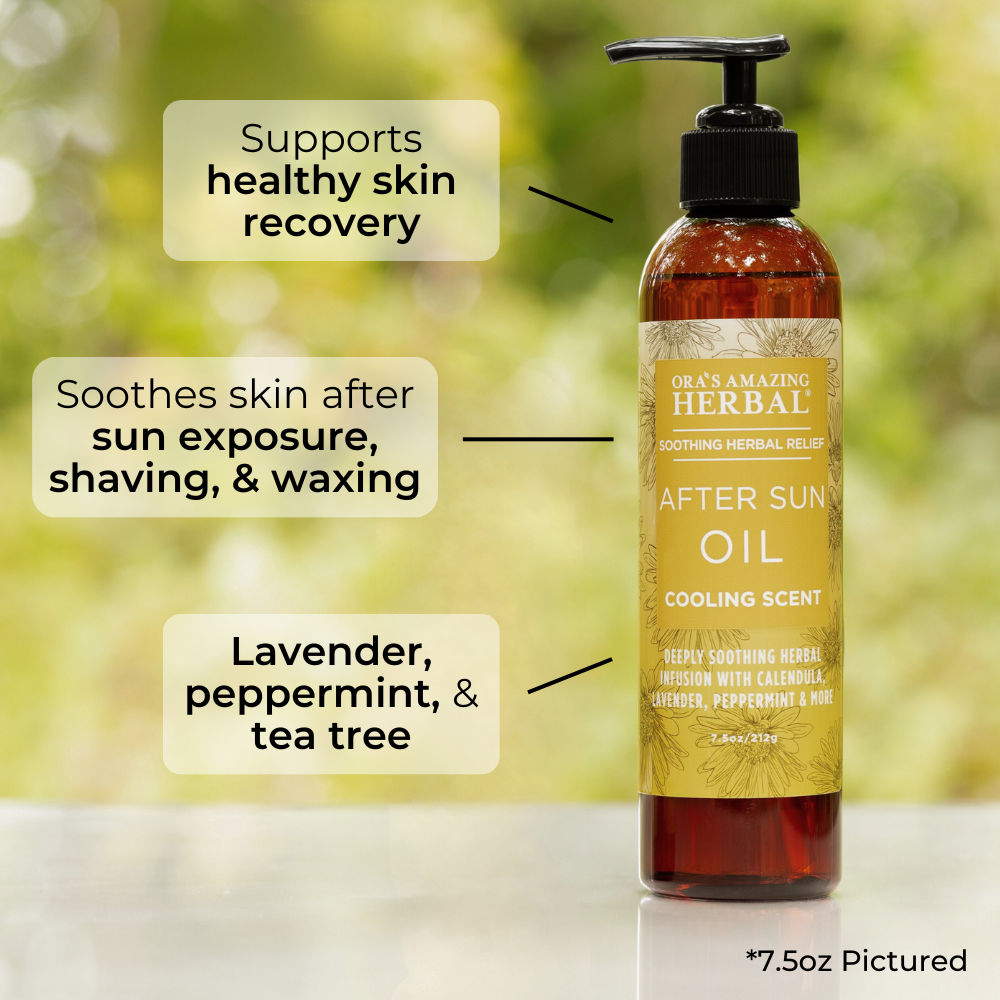 Aceite para después del sol y afeitado