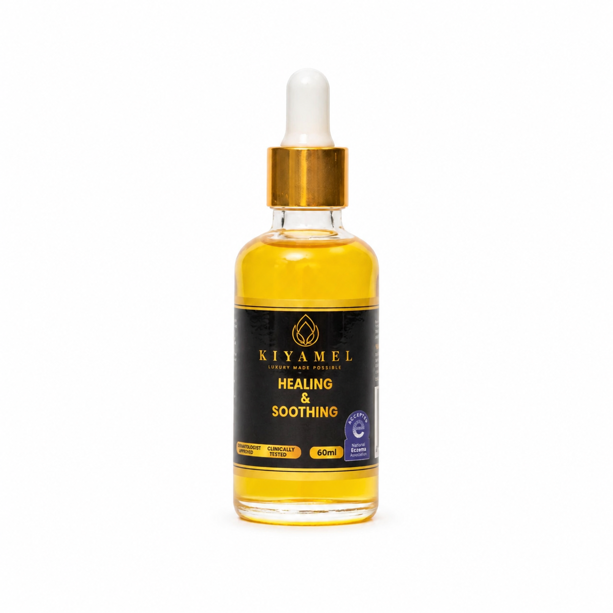 Aceite para adultos curativo y calmante para una piel impecable