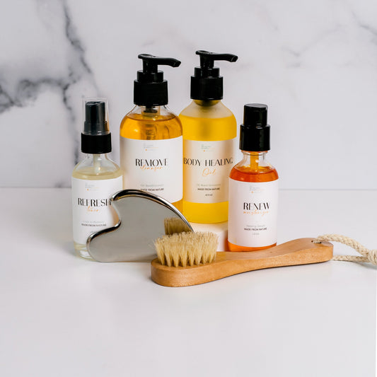 All Natural, Organic Skin Care Set + Body Oil