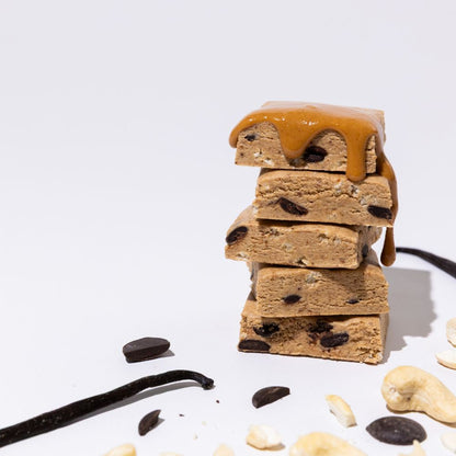 Barritas de proteína de masa de galleta de anacardos 50 g x 12 barritas