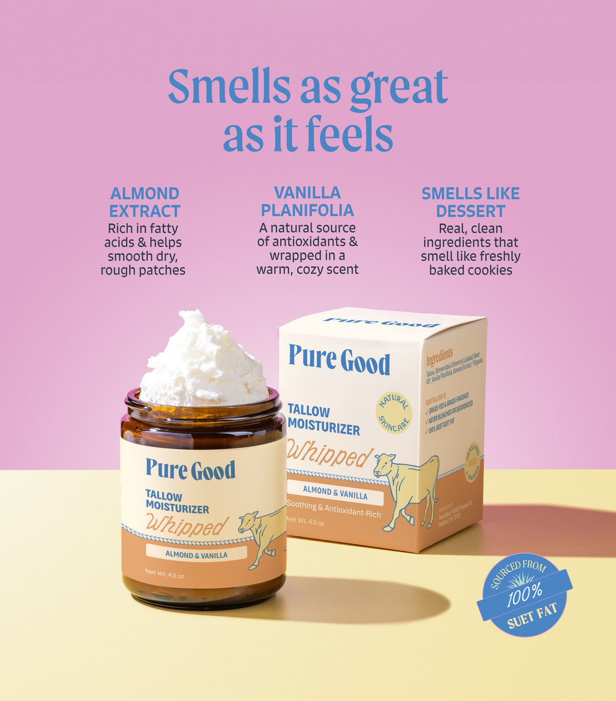 Almond & Vanilla · Whipped Tallow
