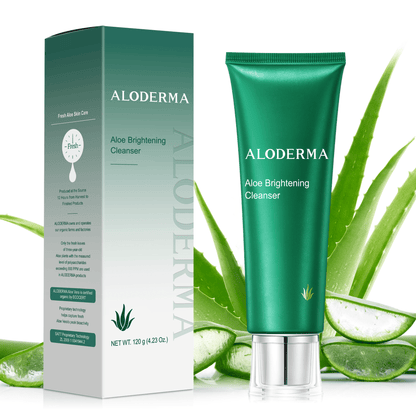 Limpiador facial iluminador con aloe 