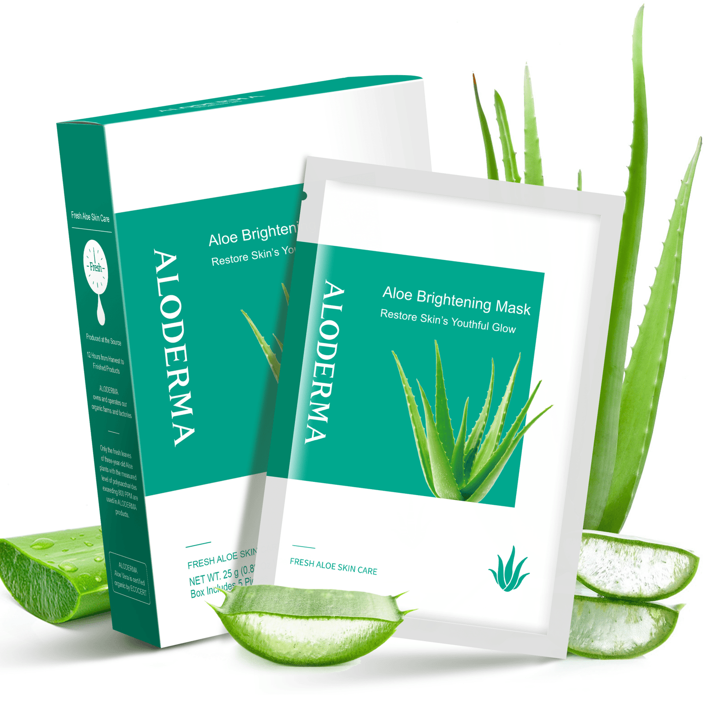 Aloe Brightening Mask (Box of 5)