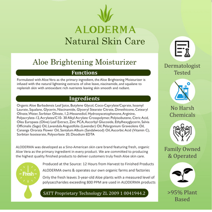 Hidratante iluminador de aloe 