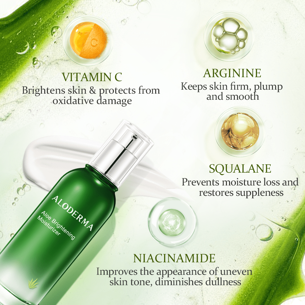 Hidratante iluminador de aloe 