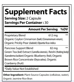 Pancreas Health Supplement