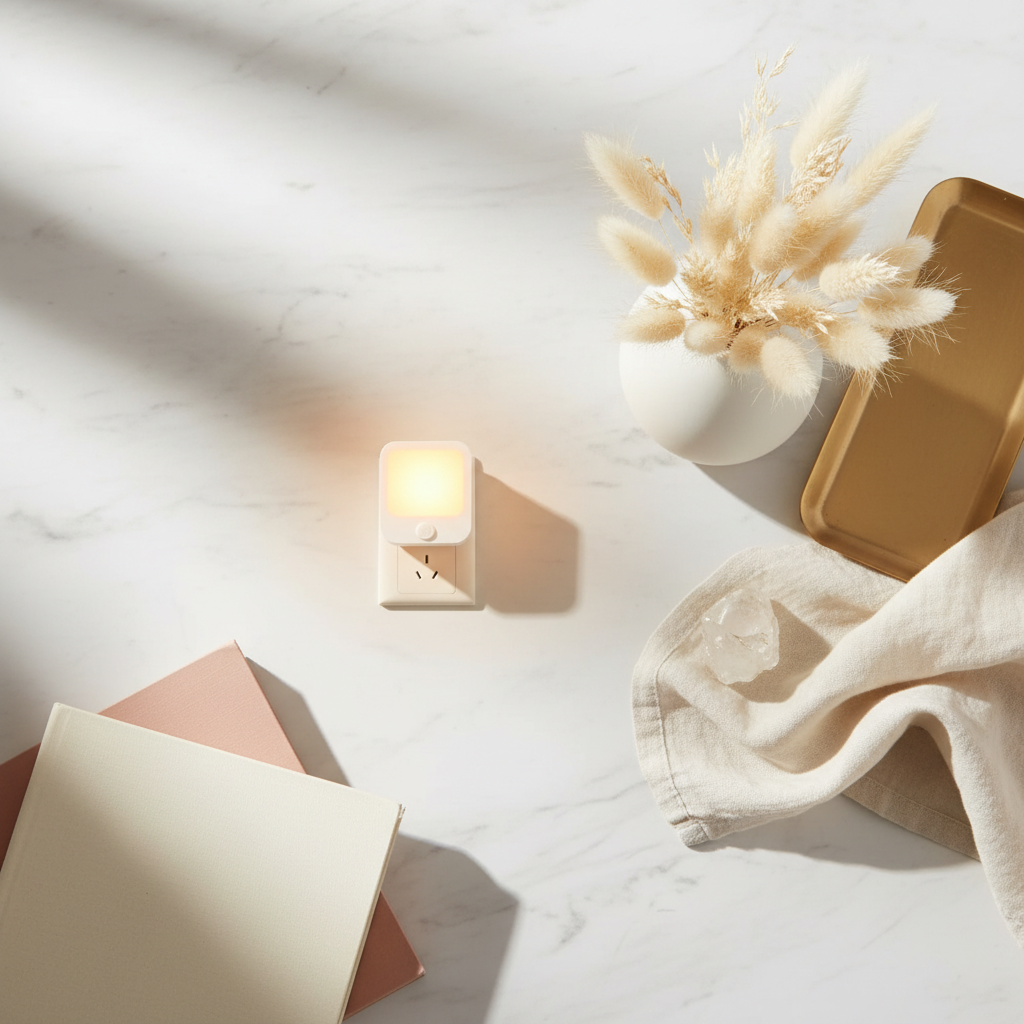 Veilleuse - Détection de mouvement Ambre compatible avec le rythme circadien