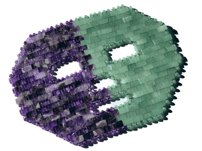 AMETHYST CLARITY + JADE BALANCING FACE MASK - Handmade