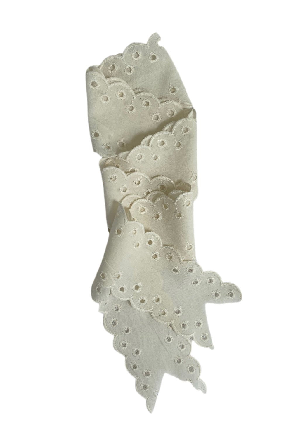Antique Eyelet Scallop Ribbon - Wide & Short | Daily Health & Beauty