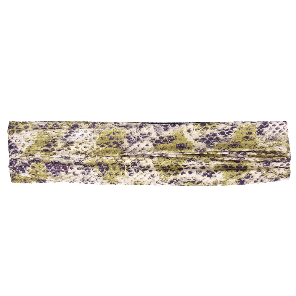 Ariana - Pañuelo deportivo de microfibra con diseño de serpiente (morado)