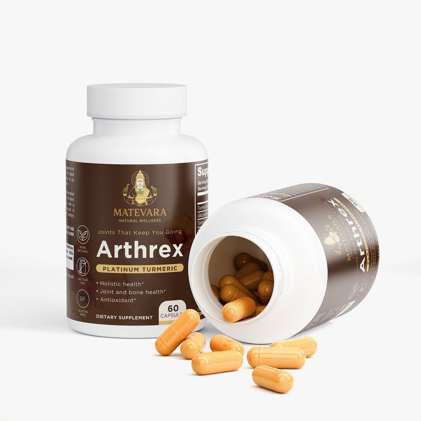 Arthrex Platinum Turmeric | Joint & Motion Health Capsules | 60 Count