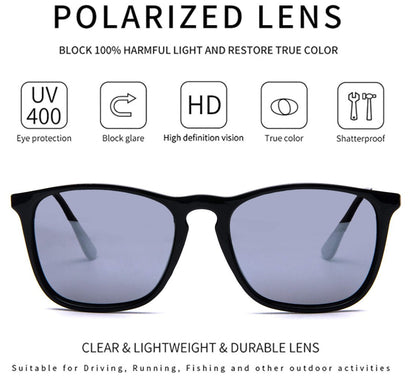 Aviator Round Polarized Sunglasses