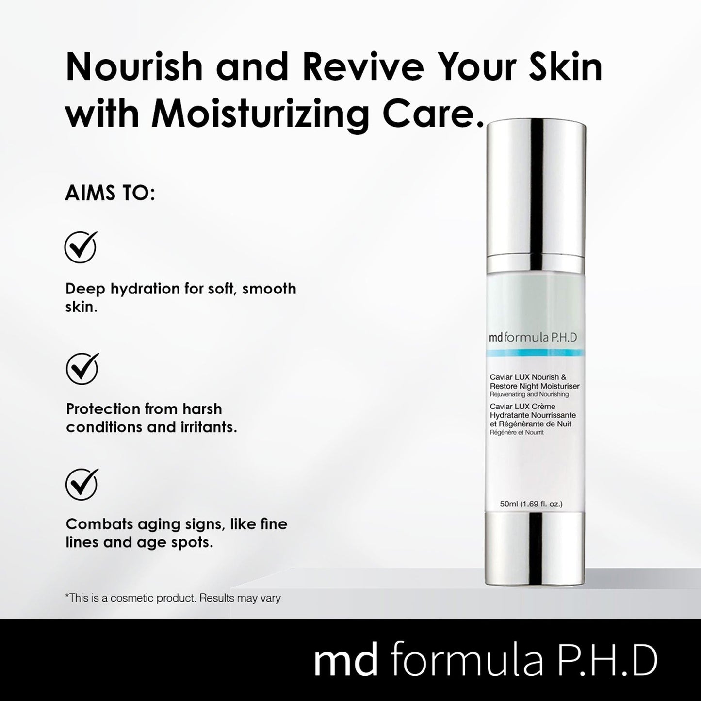 Caviar LUX Nourish & Restore Night Moisturizer 50ml