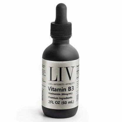 Vitamin B3 Niacin Liquid (Niacinamide 80mg, 60 servings)