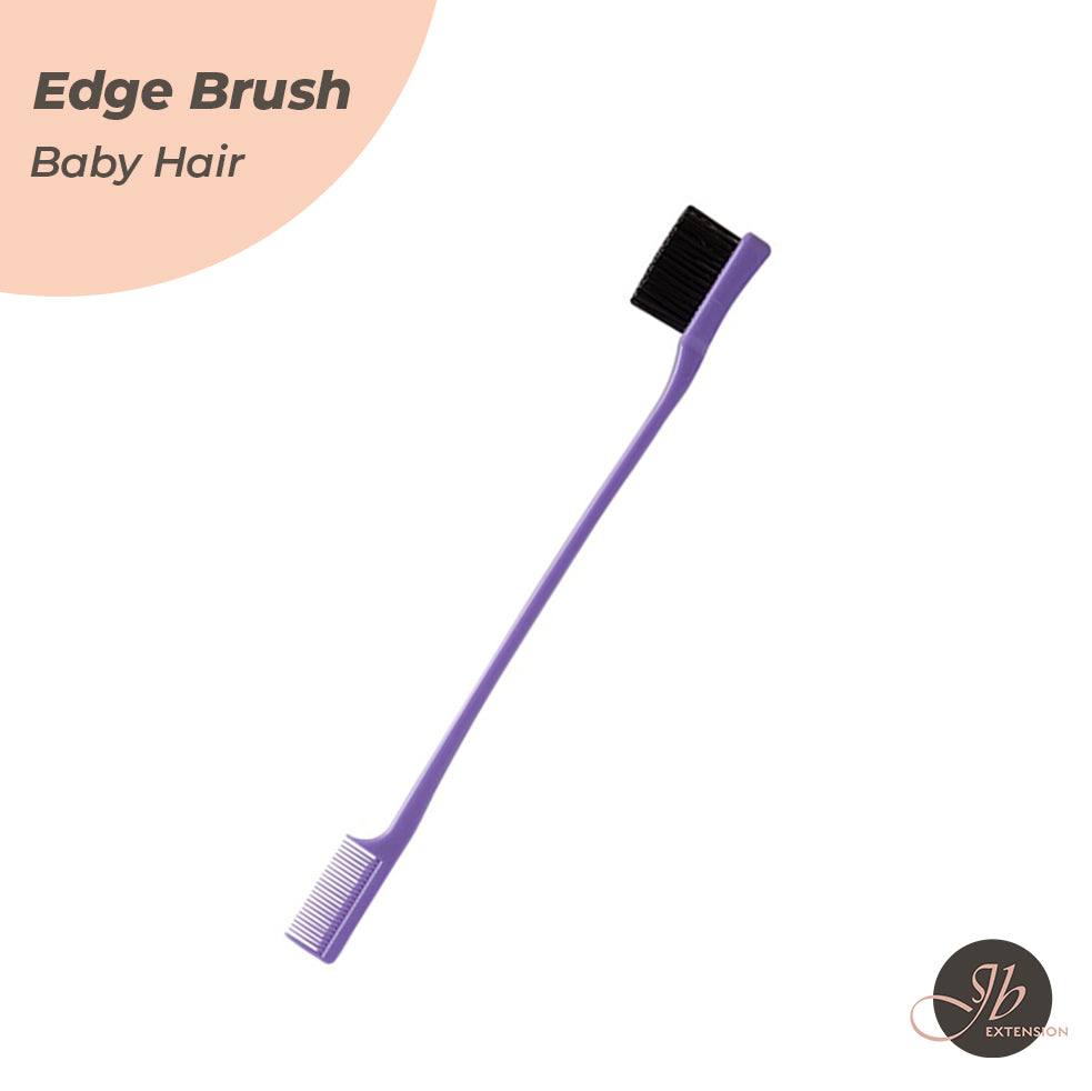 JBEXTENSION Hair Edge Brush, Double Sided Edge Control Hair Comb Eyebrow Brush Smooth Comb Grooming