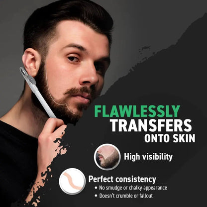 3PCS Tomb45 Barber Pencil – Hairline & Beard Trace Guide (With Sharpeners)