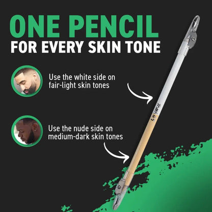 3PCS Tomb45 Barber Pencil – Hairline & Beard Trace Guide (With Sharpeners)